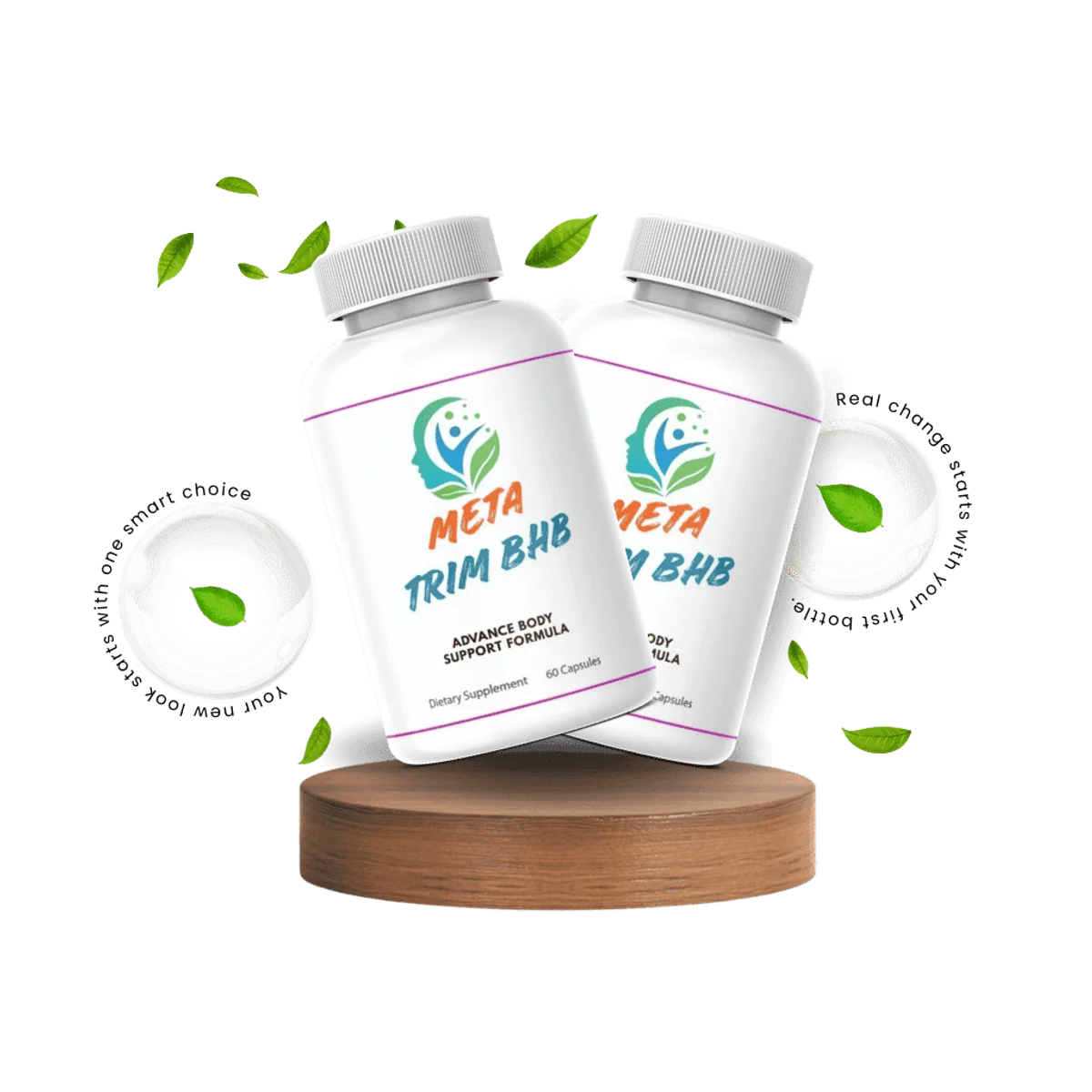 Meta Trim BHB Weight Management Relief Supplement — Front Label